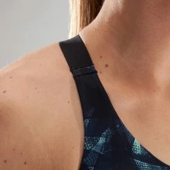 Domyos Exercise & Fitness Apparel Women's Cardio Fitness Zip-Up Bra Energy 500