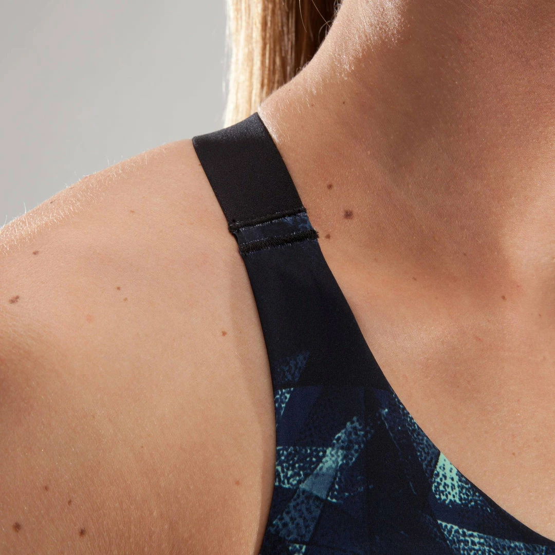 Domyos Exercise & Fitness Apparel Women's Cardio Fitness Zip-Up Bra Energy 500