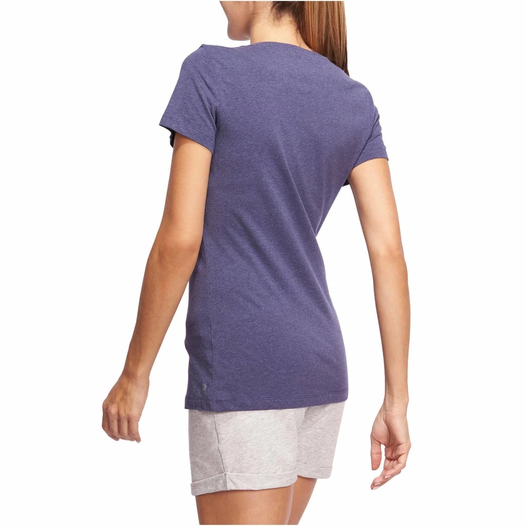 Domyos Exercise & Fitness Apparel Women's Gym & Pilates Regular-Fit Short-Sleeve T-Shirt