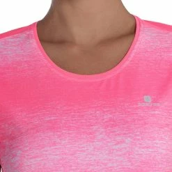 Domyos Exercise & Fitness Apparel Women's Anti-Perspirant Cardio Fitness T-Shirt Energy+