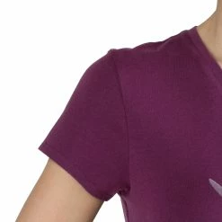 Domyos, Short-Sleeved Gym & Pilates T-Shirt, Women's Exercise & Fitness Apparel