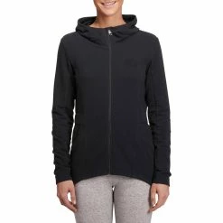 Domyos Women's Gym & Pilates Long Hooded Jacket