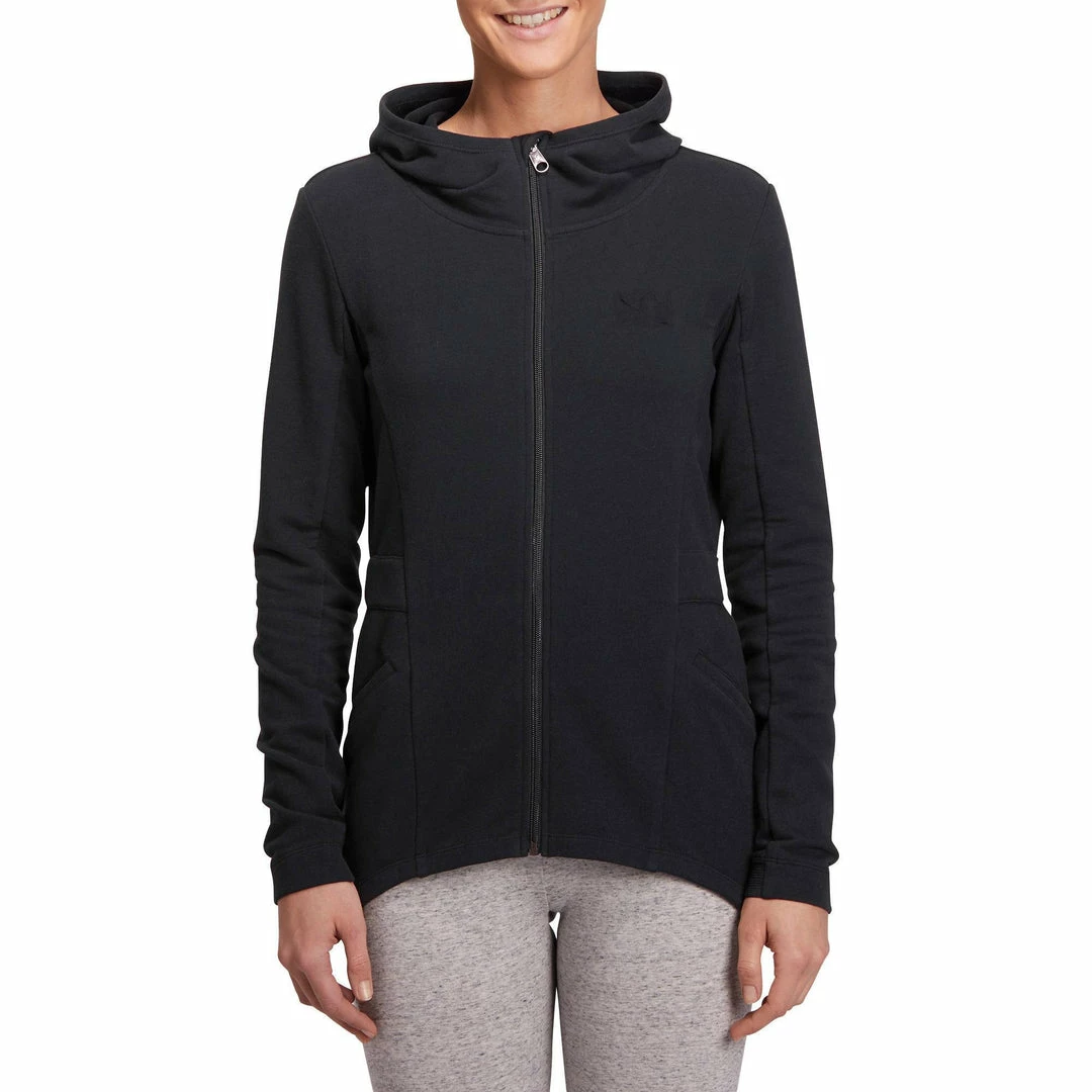Domyos Women's Gym & Pilates Long Hooded Jacket