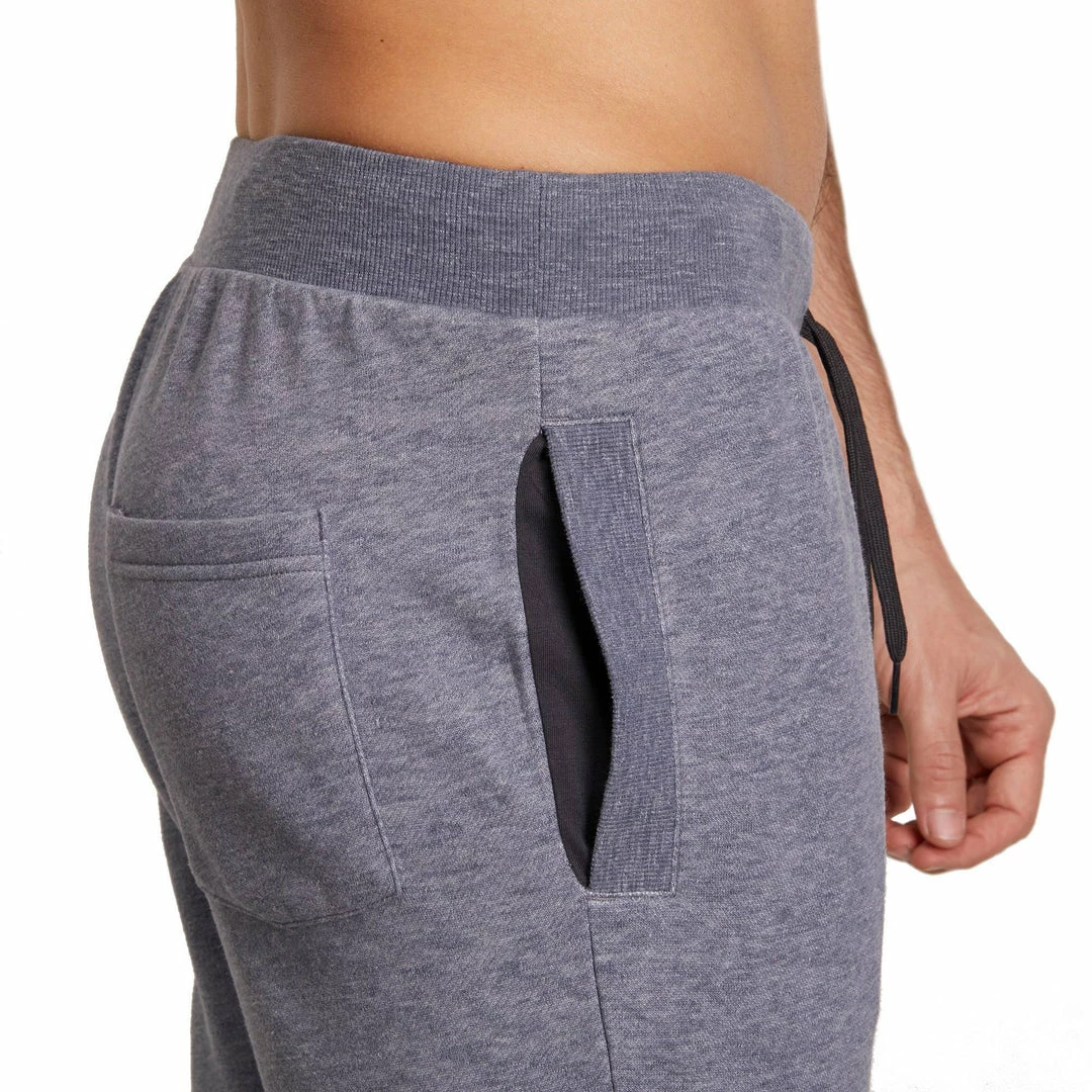 Domyos Gym & Pilates Slim-Fit Brushed Jersey Bottoms