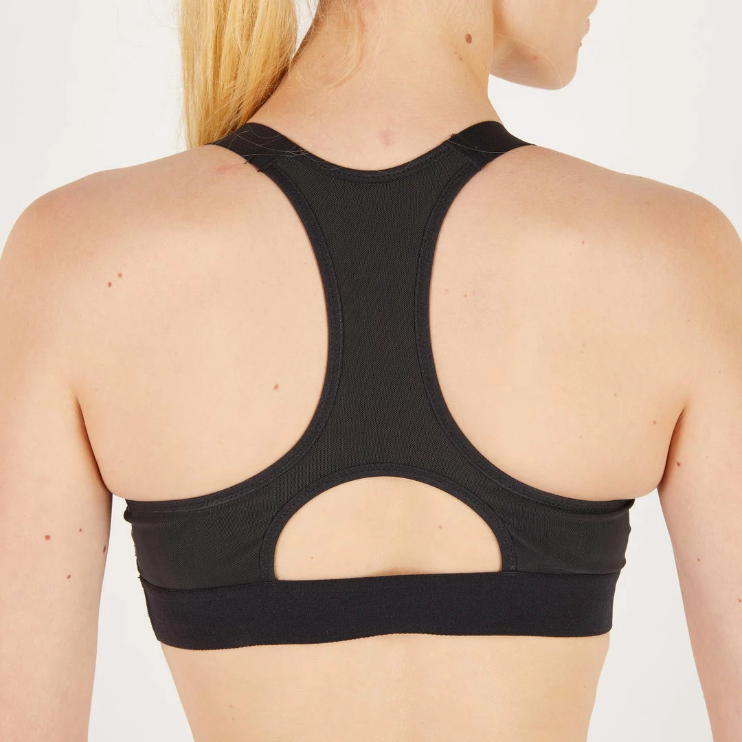 Domyos Exercise & Fitness Apparel Women's Cardio Fitness Zip-Up Bra Energy 500