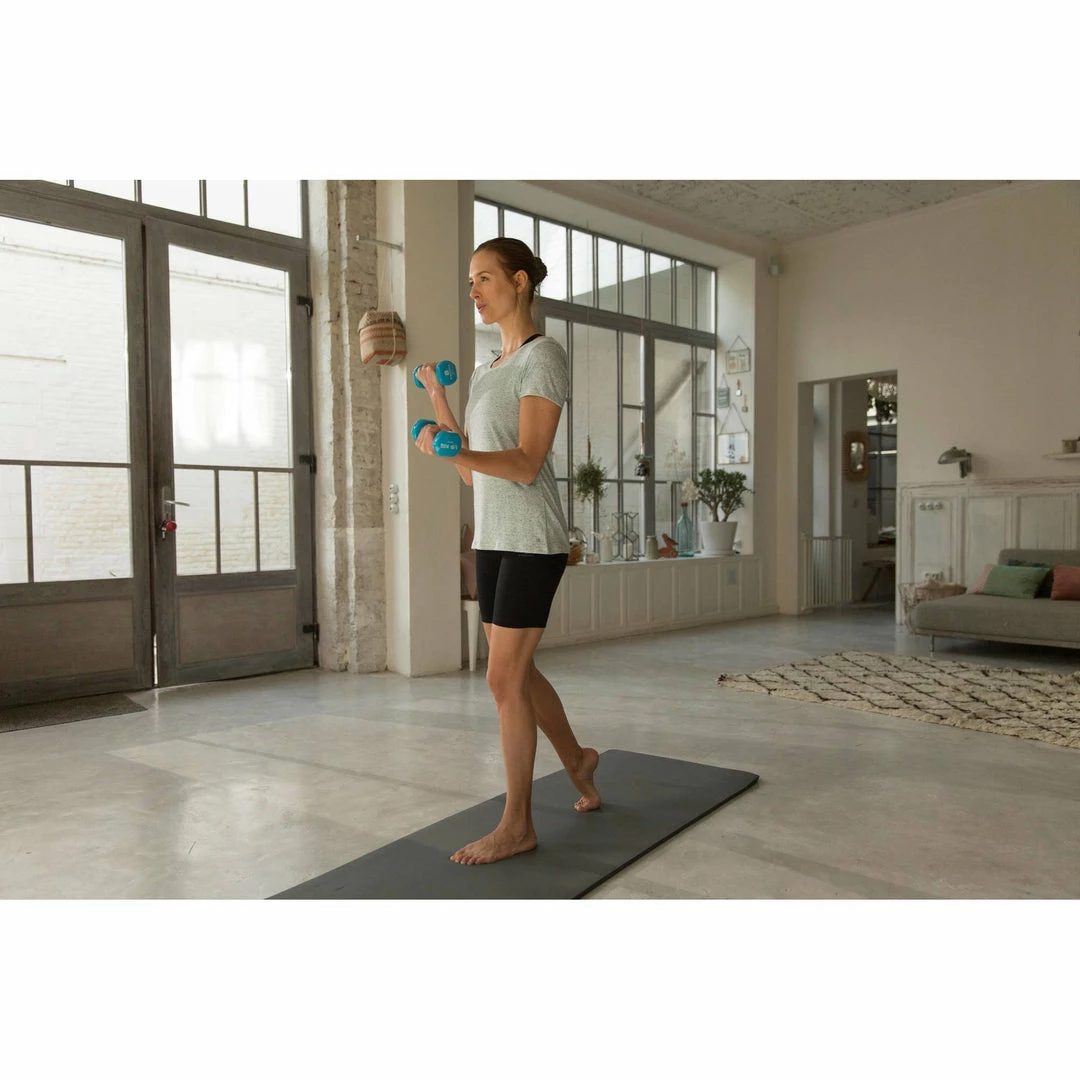 Domyos Women's Fitness Regular Fit Short Sleeved T-Shirt Active Exercise & Fitness Apparel