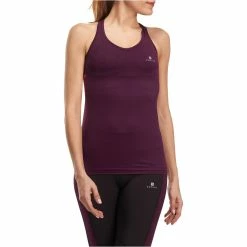 Domyos Women's Cardio Fitness Built-In Bra Tank Top Energy Xtreme Exercise & Fitness Apparel