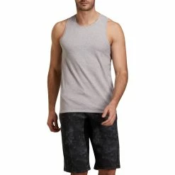 Domyos Nyamba 500, Pilates And Gentle Gym Tank Top, Men's Exercise & Fitness Apparel