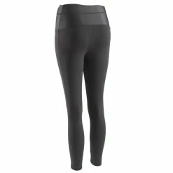 Domyos Shape+ Women's Fitness Flat-Stomach 7/8 Leggings - Black