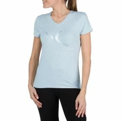 Domyos, Short-Sleeved Gym & Pilates T-Shirt, Women's Exercise & Fitness Apparel