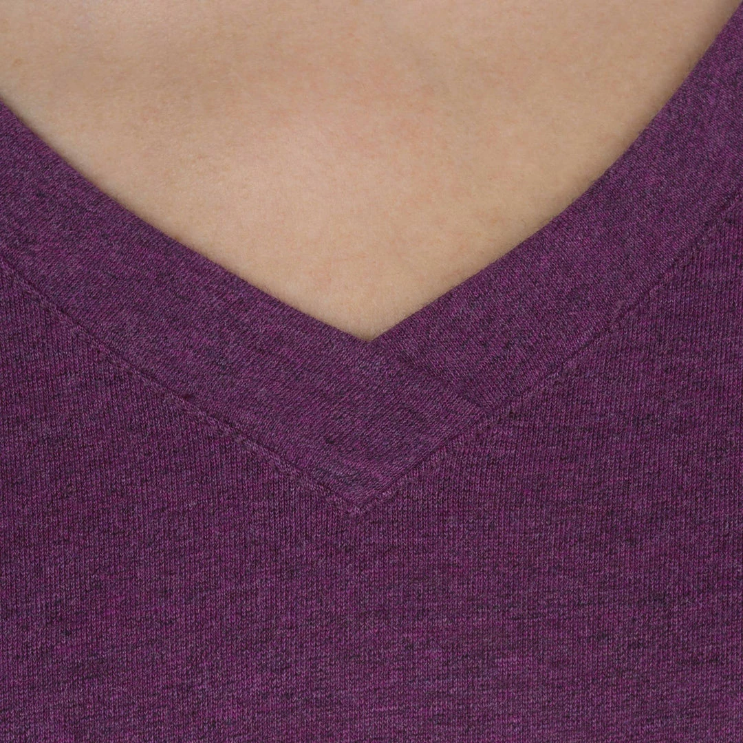 Domyos Short-Sleeve Athletic V-Neck T-Shirt, Women's