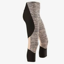 Domyos Girls' Gym Cropped Bottoms Breathable Synthetic S500