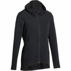 Domyos Women's Gym & Pilates Long Hooded Jacket