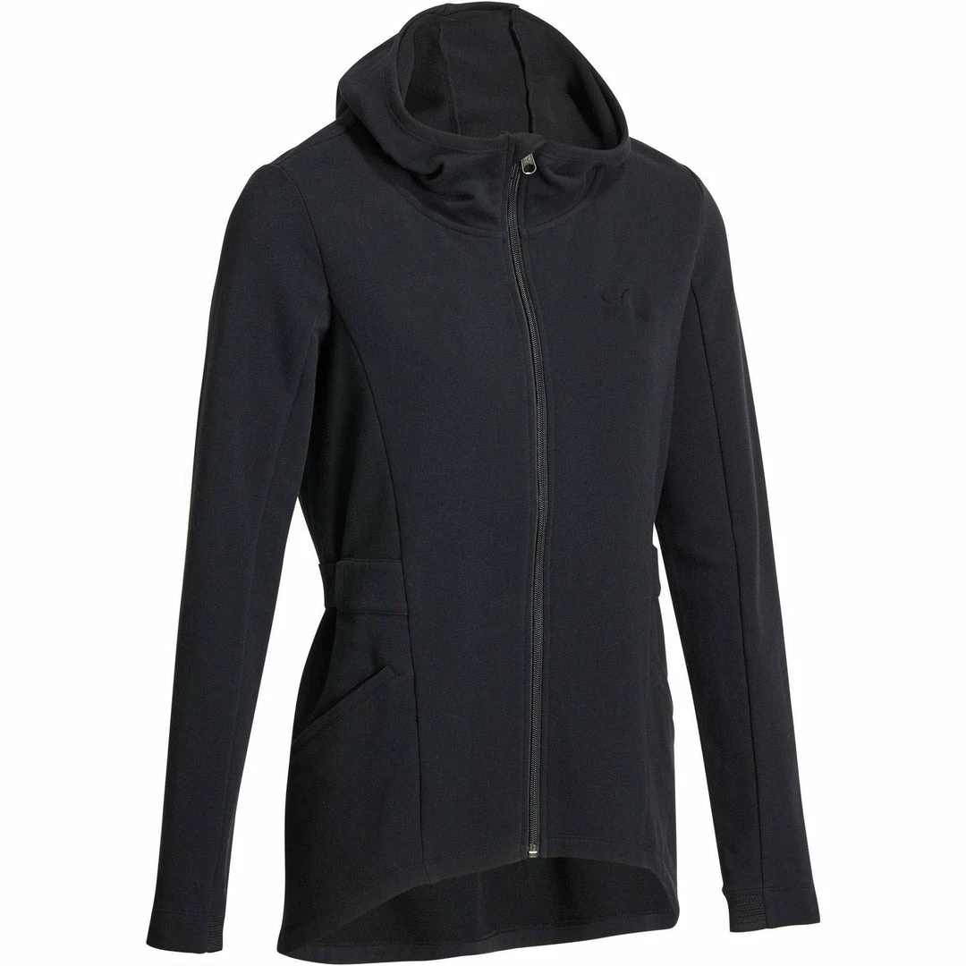 Domyos Women's Gym & Pilates Long Hooded Jacket