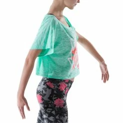 Domyos Women's Dance Cropped T-Shirt Exercise & Fitness Apparel