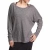 Domyos Women's Dance Long-Sleeve Lightweight T-Shirt Exercise & Fitness Apparel