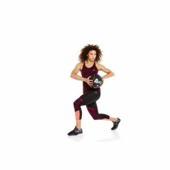 Domyos Women's Cardio Fitness Built-In Bra Tank Top Energy Xtreme Exercise & Fitness Apparel