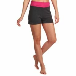 Domyos Women's Organic Cotton Yoga Shorts Exercise & Fitness Apparel