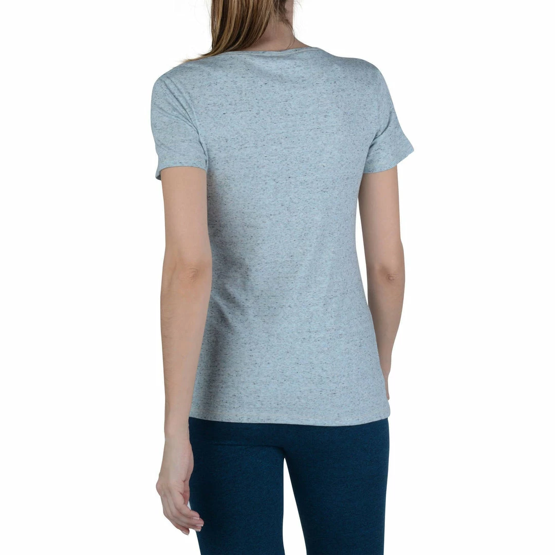 Domyos Exercise & Fitness Apparel Women's Gym & Pilates Regular-Fit Short-Sleeve T-Shirt