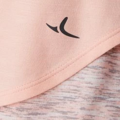 Domyos 500, Breathable Cotton Short-Sleeved Gym T-Shirt, Kids' Exercise & Fitness Apparel