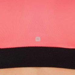 Domyos Exercise & Fitness Apparel Women's Cardio Fitness Zip-Up Bra Energy 500