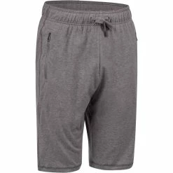 Domyos Slim-Fit Cotton Athletic Shorts, Men's Exercise & Fitness Apparel