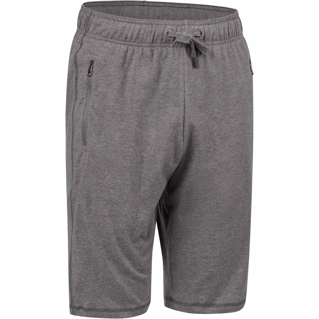 Domyos Slim-Fit Cotton Athletic Shorts, Men's Exercise & Fitness Apparel