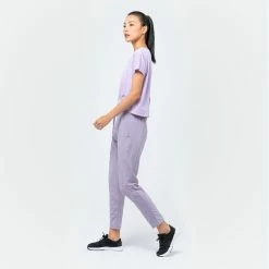 Domyos Exercise & Fitness Apparel Loose Cropped Fitness T-Shirt, Women's