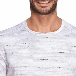 Domyos Nyamba 500, Regular-Fit Pilates And Gentle Gym T-Shirt, Men's Exercise & Fitness Apparel