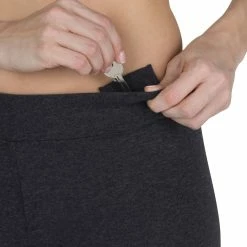 Domyos Gym & Pilates Slim-Fit Cotton Leggings, Women's