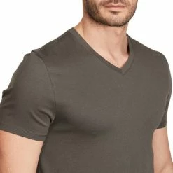 Domyos Men's Gym & Pilates Skinny-Fit T-Shirt