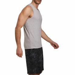 Domyos Nyamba 500, Pilates And Gentle Gym Tank Top, Men's Exercise & Fitness Apparel