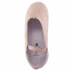 Domyos Leather Demi-Pointe Shoes, Girls'