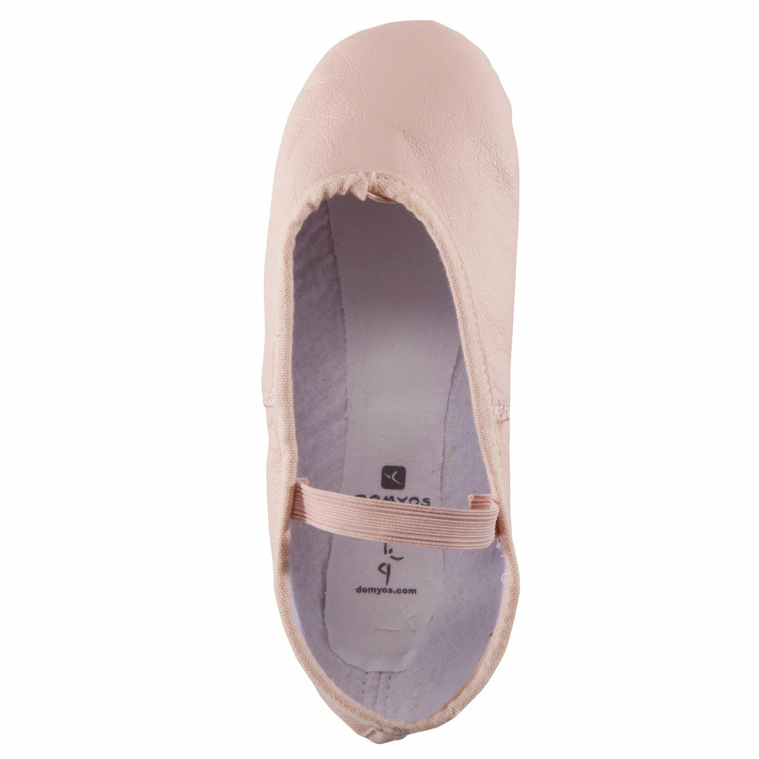 Domyos Leather Demi-Pointe Shoes, Girls'