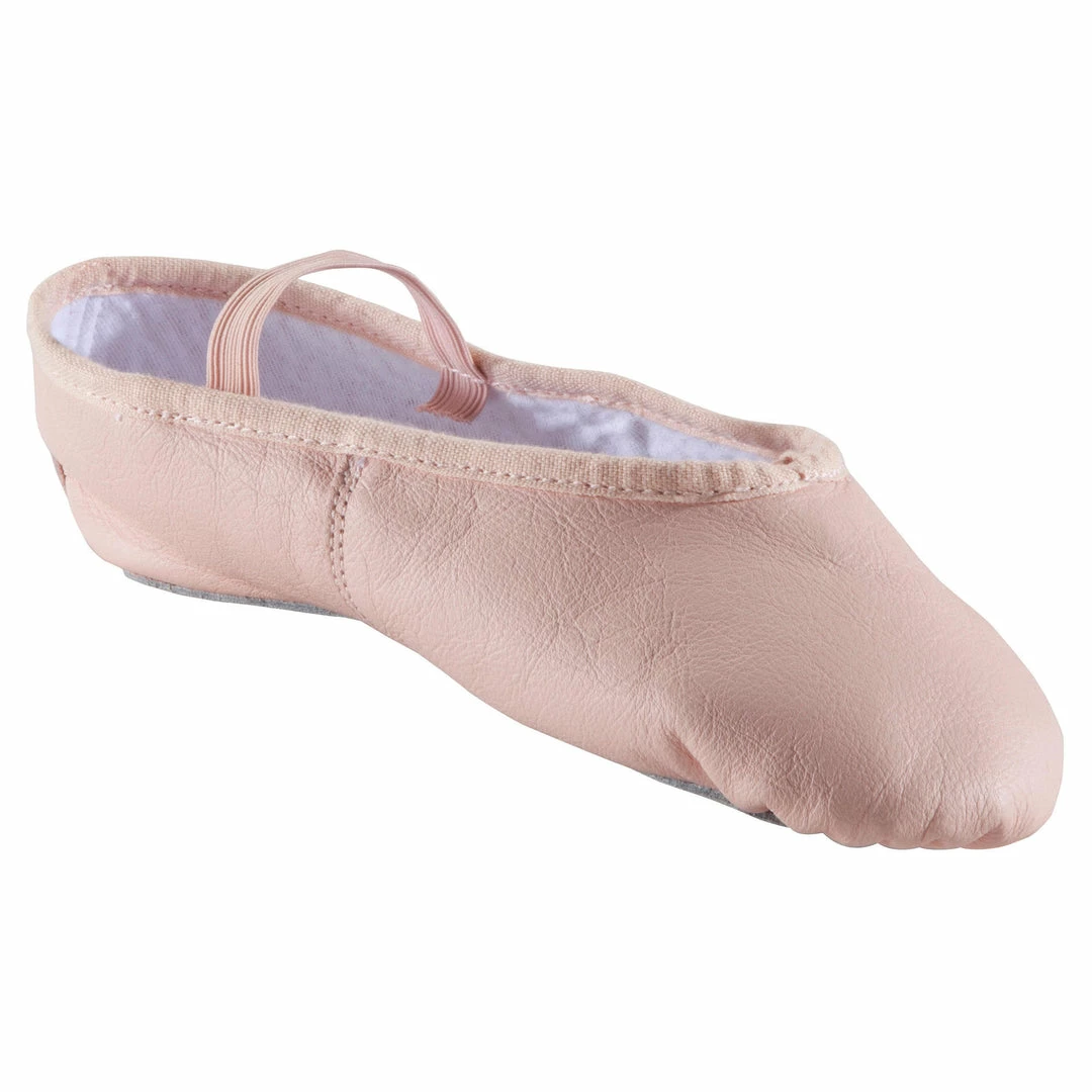 Domyos Leather Demi-Pointe Shoes, Girls'