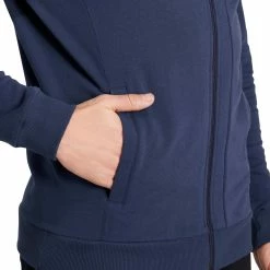 Domyos Exercise & Fitness Apparel Gym & Pilates Plush-Loop Jacket