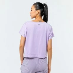 Domyos Exercise & Fitness Apparel Loose Cropped Fitness T-Shirt, Women's