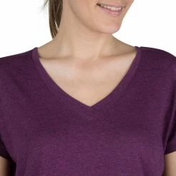 Domyos Short-Sleeve Athletic V-Neck T-Shirt, Women's