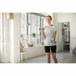 Domyos Exercise & Fitness Apparel Women's Gym & Pilates Regular-Fit Short-Sleeve T-Shirt