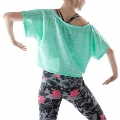 Domyos Women's Dance Cropped T-Shirt Exercise & Fitness Apparel