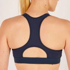 Domyos Exercise & Fitness Apparel Women's Cardio Fitness Zip-Up Bra Energy 500