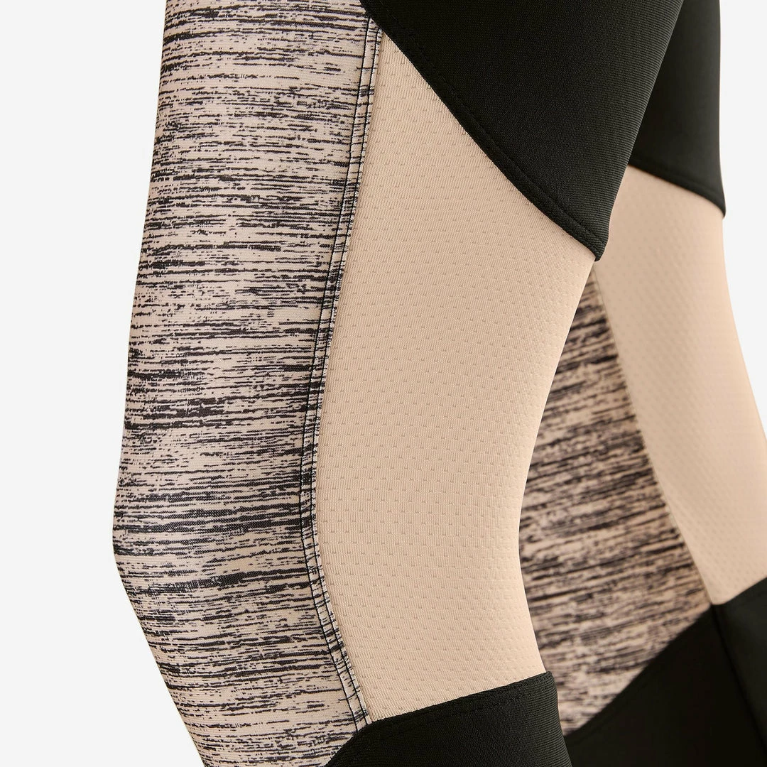 Domyos Girls' Gym Cropped Bottoms Breathable Synthetic S500