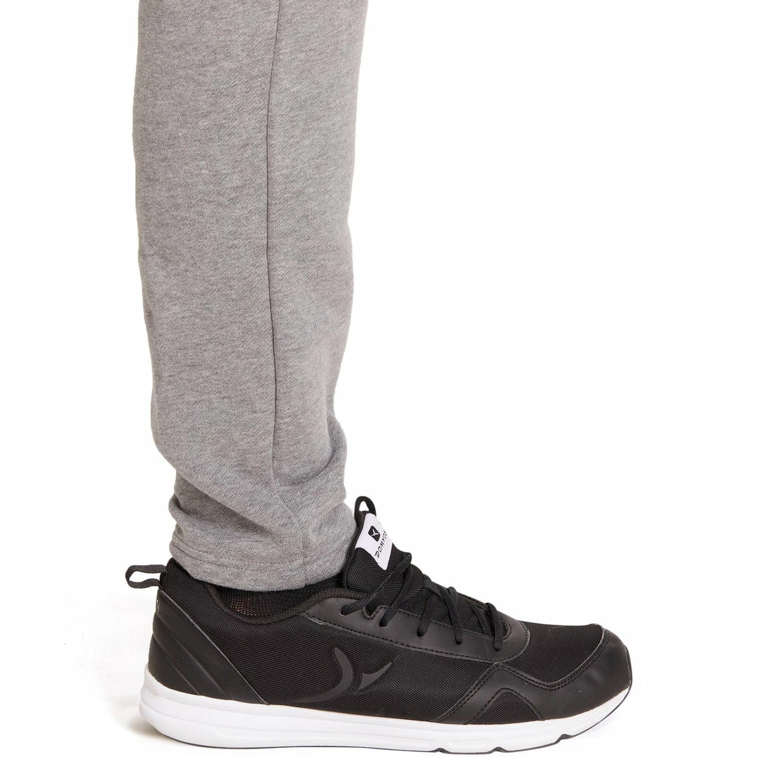 Domyos Gym & Pilates Slim-Fit Brushed Jersey Bottoms