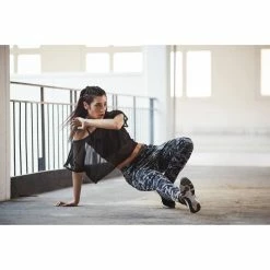 Domyos Exercise & Fitness Apparel Women's Dance Transparent Cropped T-Shirt