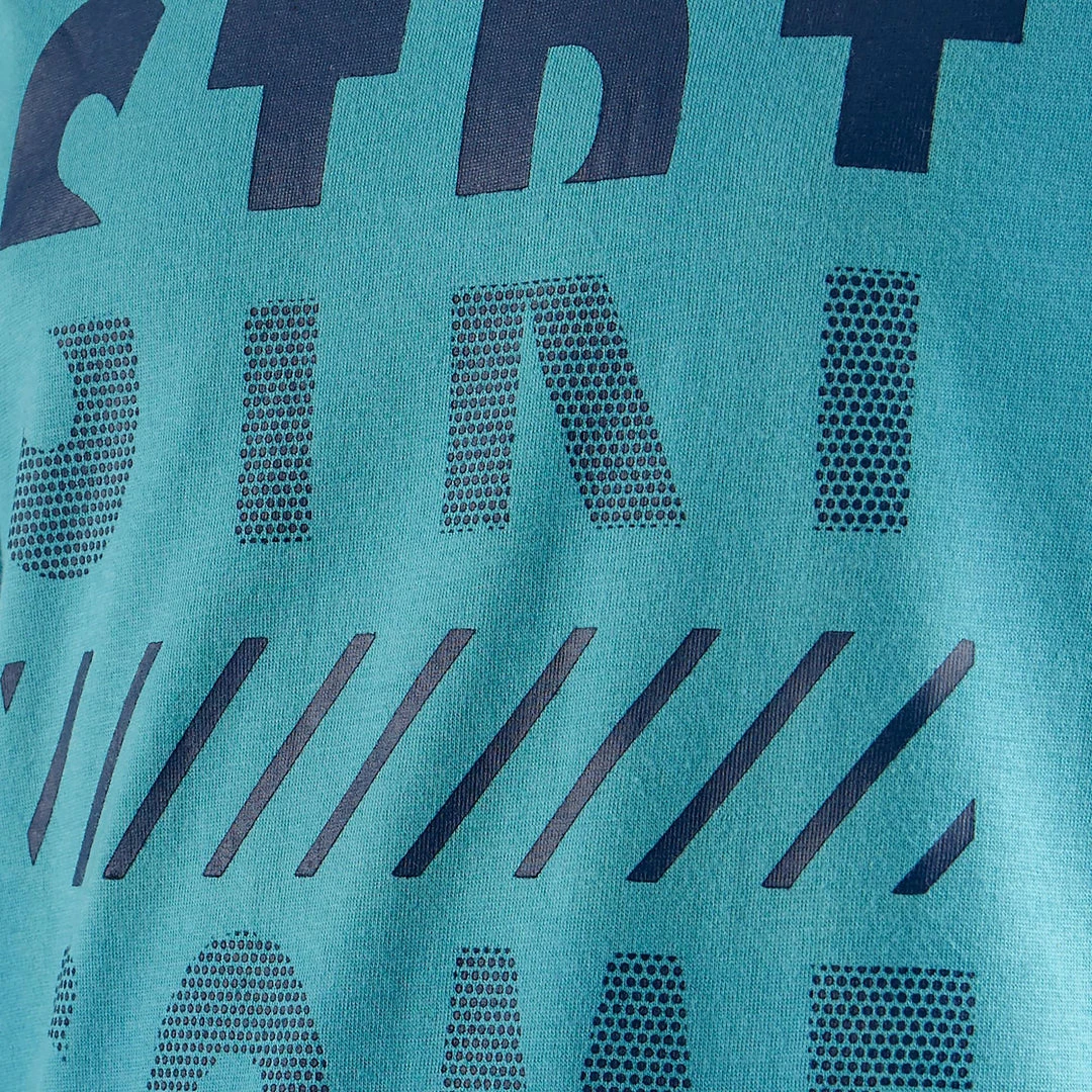 Domyos TS MC 100 TB PRINT B T-SHIRT BLU Exercise & Fitness Apparel