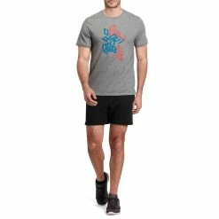 Domyos Regular-Fit Gym And Pilates T-Shirt, Men's