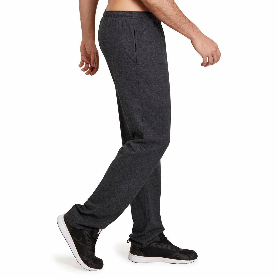Domyos, Regular-Fit Jersey Gym & Pilates Pants, Men's