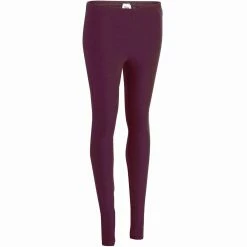 Domyos Nyamba 100 Salto, Stretchy Slim-Fit Fitness Leggings, Women's