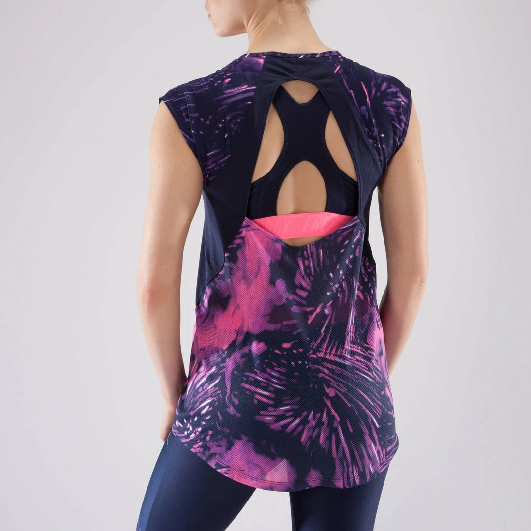 Domyos Exercise & Fitness Apparel Women's Cardio Fitness T-Shirt 500