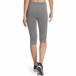 Domyos Exercise & Fitness Apparel Women's Gym & Pilates Slim-Fit Cropped Leggings Fit+